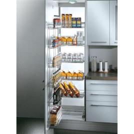 Stainless Steel Pull Out Kitchen Pantry