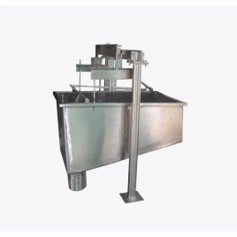 Rectangular Stainless Steel Milk Weighing Bowl