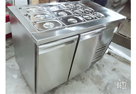 Hotel Stainless Steel Pizza Makeline Refrigerator