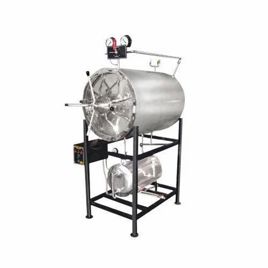 Stainless Steel Semi-Auto Horizontal Autoclave, 3 KW