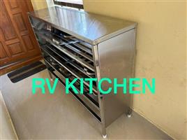 4-Tier Stainless Steel Shoe Rack