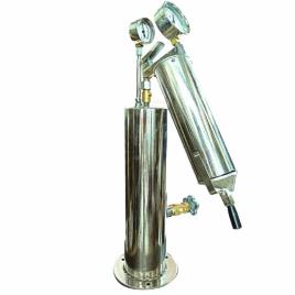 Silver Stainless Steel Soda Maker
