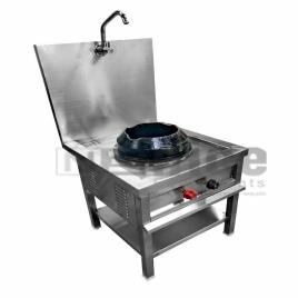 Stainless Steel Single Burner Chinese Cooking Equipment