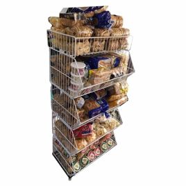 Stainless Steel Movable Snack Stand