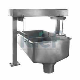 Steel Square Dairy Weighing Basin