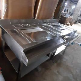 Steel Bar Counter, 6x3 Feet