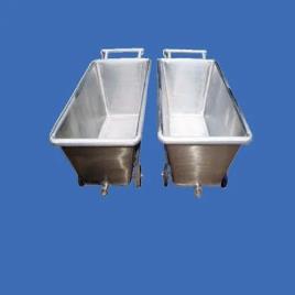 Polished Stainless Steel Butter Trolley (65 kg)