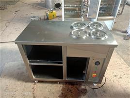 Stainless Steel Milk Warmer Work Table, 5x4L Capacity