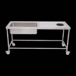 SS304 Single Sink Unit with Garbage