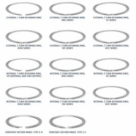 SS Spiral Retaining Snap Ring, Over 300mm Diameter