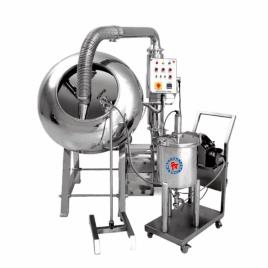 Stainless Steel Tablet Coating Pan With Blower, 12-72 Inch