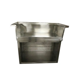 Curved Stainless Steel Bakery Counter