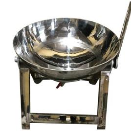 Stainless Steel Tilting Cooking Kadai