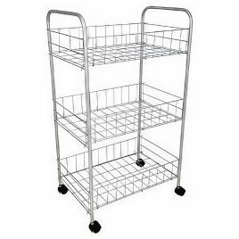 Movable Steel Produce Rack