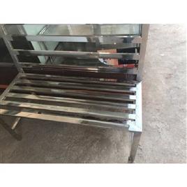 Stainless Steel Three Seater Bench