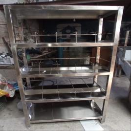 Stainless Steel Wire Plate Shelving