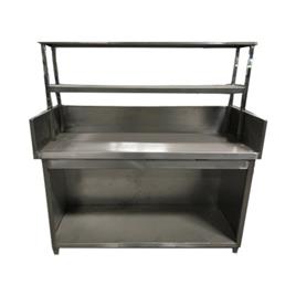 SS304 Rolled Edge Work Table