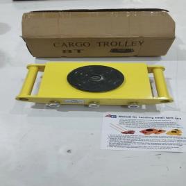 Yellow Stainless Steel Cargo Cart