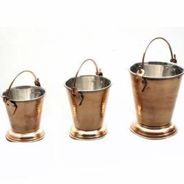 Steel Copper Plated Bucket