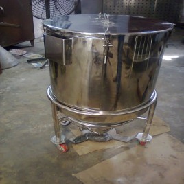 Standard Stainless Steel IPC Container with Cart