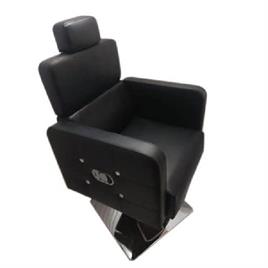 Standard Black Leather Salon Seating
