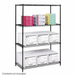 Rackwell 4 Tier Powder Coated Wire Shelf