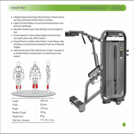 Standing Calf Workout Machine