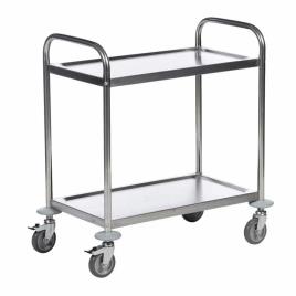 Blue Steel 2-Tier Trolley, 100kg Capacity