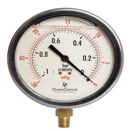 Steel Bottom Connection Pressure Meter