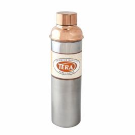 Steel Finish Copper Flask
