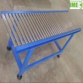 Steel Mini Roller Conveyor, 50mm OD, 50kg Capacity
