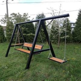 Modern Steel Seating Swing