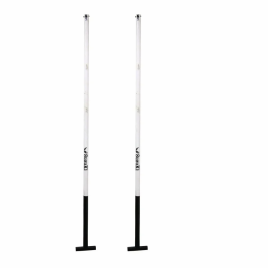 Steel White Portable Badminton Pole