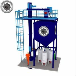 Steelex 1.5kW Abrasive Recycling Machine, Fully Automatic