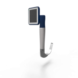 Straight Blade Curved Tip Video Laryngoscope