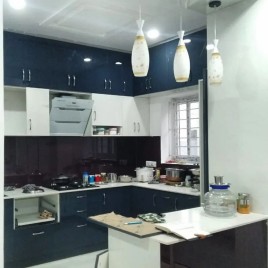 Italian Acrylic Straight Kitchen