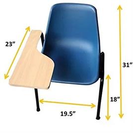 Student Writing Pad Chair