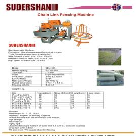 Semi Automatic Chain Link Fencing Machine