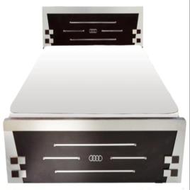 Engineered Wood Bed with Storage