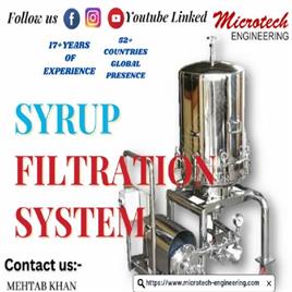 Syrup Filtration Machine, Semi-Automatic, 100 LPH Capacity