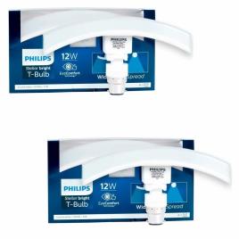 Curvy LED T Bulb 12W Cool Daylight B22 Base