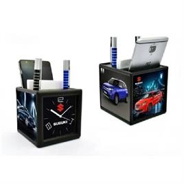 Digital Clock Pen Holder