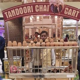 Tandoori Chai Serving Cart