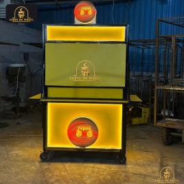 Indian Mild Steel Momo Cart