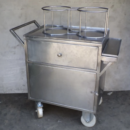 Stainless Steel Tea Service Cart