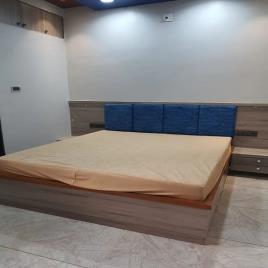 Teak Wood Storage Bed