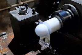 Teflon Ball Cutting Machine