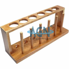 Wooden Test Tube Stand (Industrial)