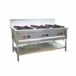 Three Burner Gas Cooking Machine