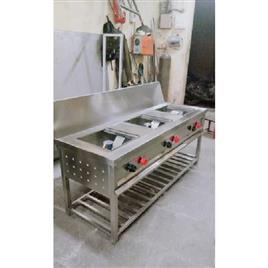 Three Burner Gas Range - Indian Style